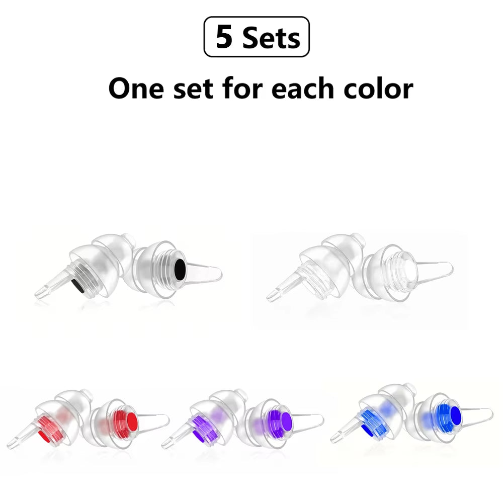 Musicians Earplugs for Noise Cancelling, Concert Festivals, Drummers, DJS Reusable High Fidelity Concert Ear Plugs for Music