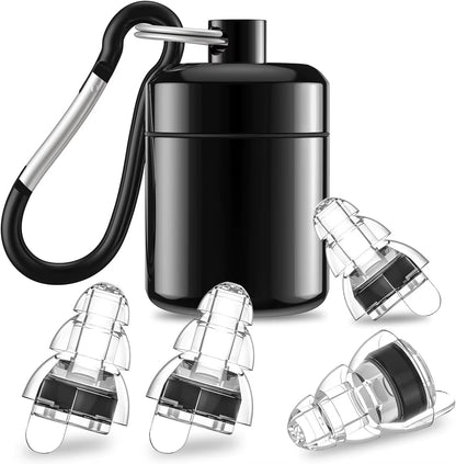 Soft Silicone Ear Plugs Ear Protection Reusable Professional Music Earplugs Noise Reduction for Sleep DJ Bar Bands Sport