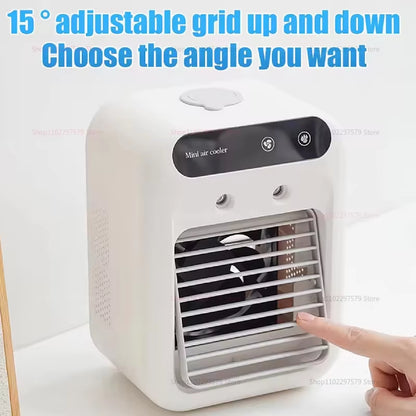 Portable Air Conditioner Cooler Fan Humidifier Car AC Vent Ventilator Summer Cooling Fragrance Refrigerator Office Travel