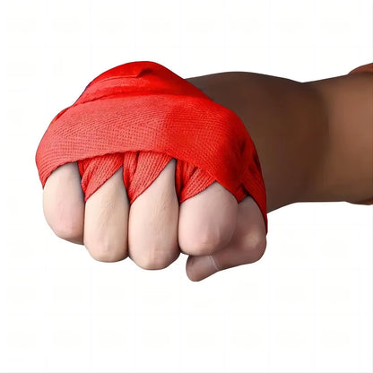 Professional Cotton Boxing Bandage, 2.5M Mma Training Gloves, Sweat-Absorbing Elastic Hand Wrap, Sports and Fitness Resistance Band