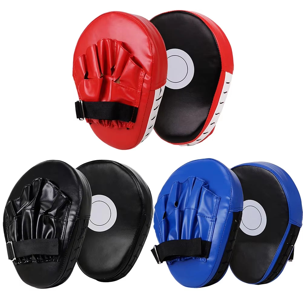 Kick Boxing Gloves Pad Punch Target Bag PU Muay Thai Karate Sanda Training Adults Kids Training Paws Pads Boxing Equipment
