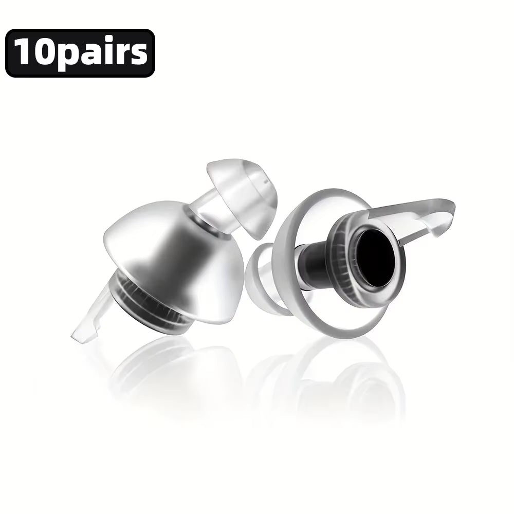 Musicians Earplugs for Noise Cancelling, Concert Festivals, Drummers, DJS Reusable High Fidelity Concert Ear Plugs for Music