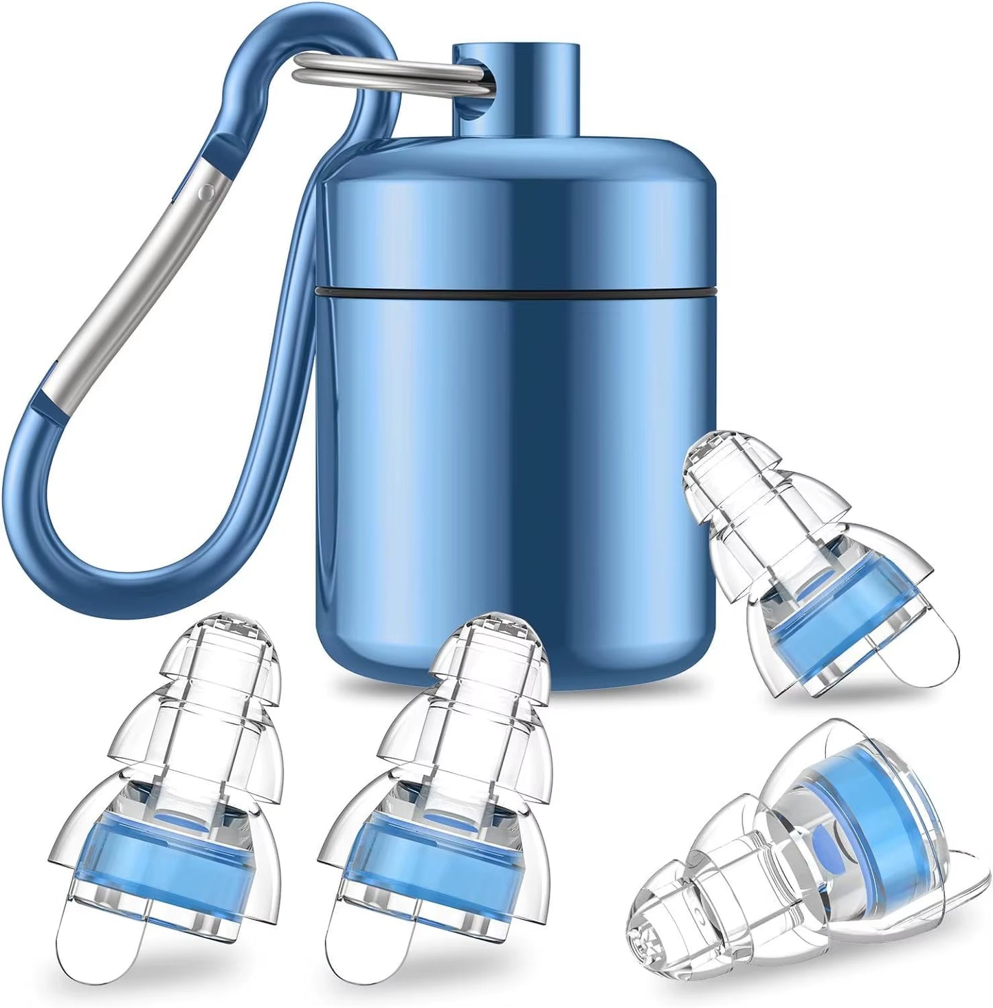 Soft Silicone Ear Plugs Ear Protection Reusable Professional Music Earplugs Noise Reduction for Sleep DJ Bar Bands Sport