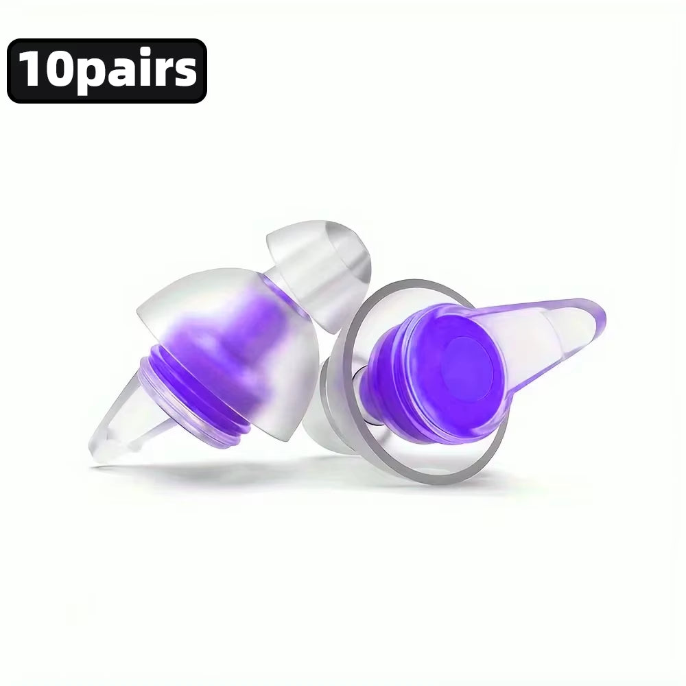 Musicians Earplugs for Noise Cancelling, Concert Festivals, Drummers, DJS Reusable High Fidelity Concert Ear Plugs for Music