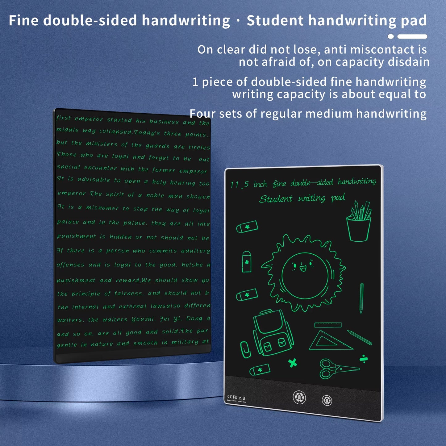 9.5 Inch Full Screen Superfine Handwriting LCD Writing Tablet Drawing Board Electronic Superfine Notepads Educational Kids Toys