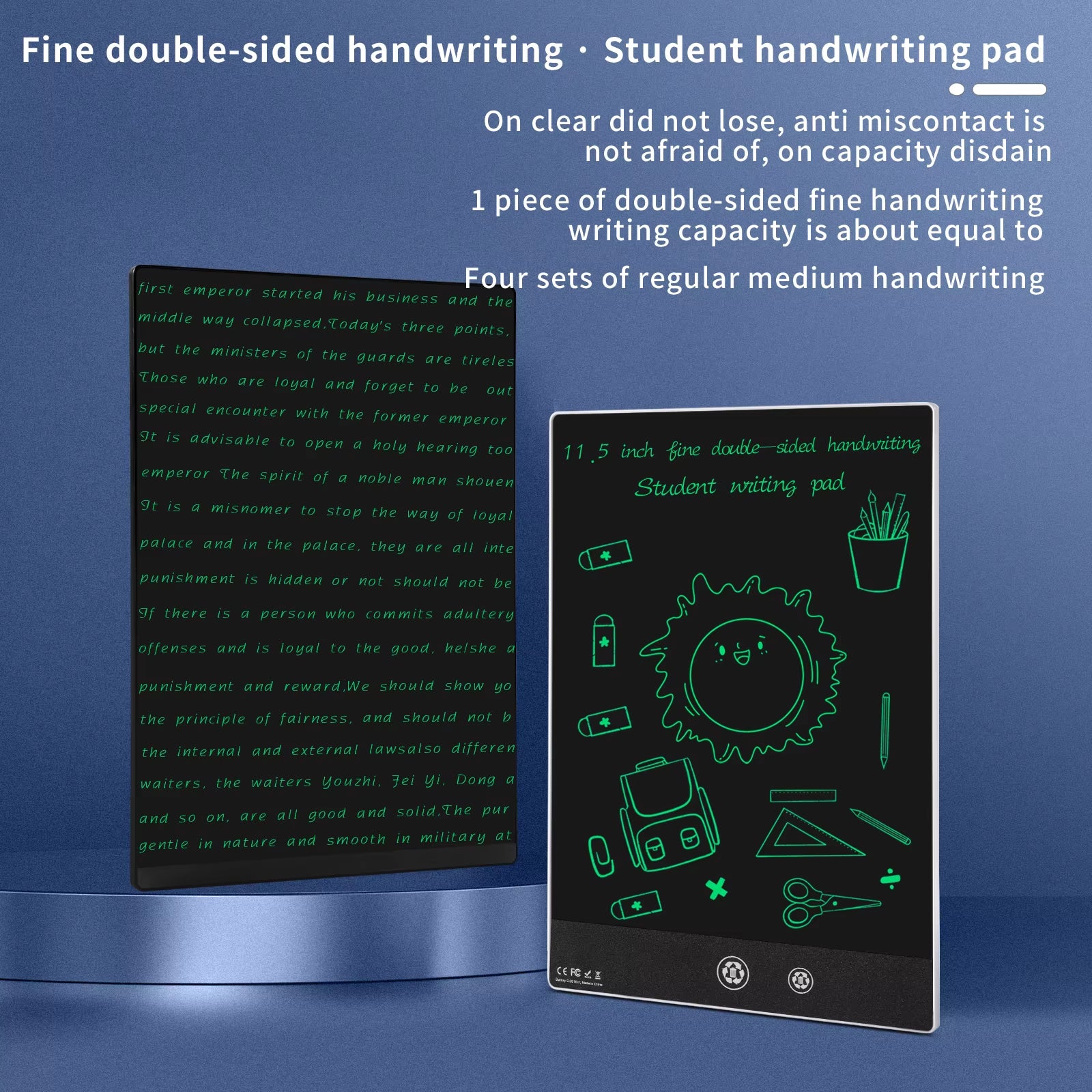 9.5 Inch Full Screen Superfine Handwriting LCD Writing Tablet Drawing Board Electronic Superfine Notepads Educational Kids Toys