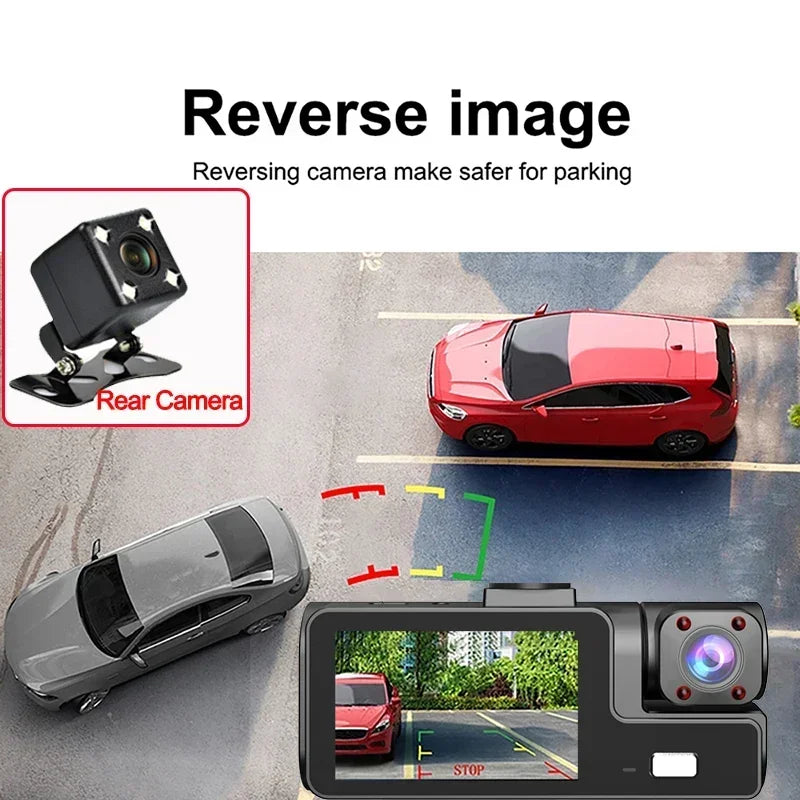 2/3 Channel WIFI APP Control Car Dvr 1080P Dash Cam for Cars Front and Rear View Recorder Video Car Camera for Car Assecories