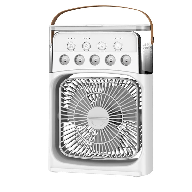 Portable 3 in 1 Mini Ac Air Cooler Fan for Home Products Conditioner Household Small Night LED Humidifier Lights Camping Room