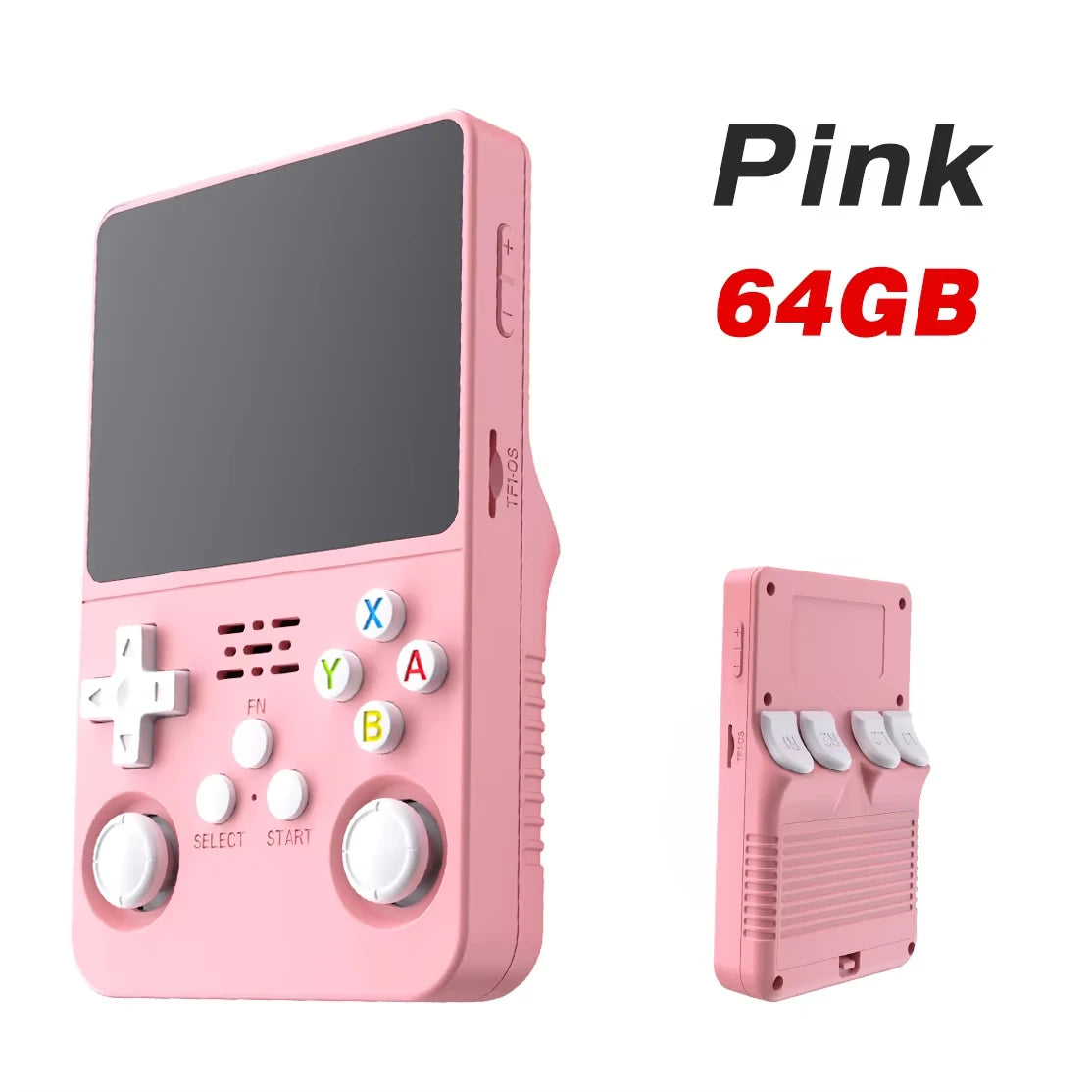 R36S Retro Handheld Video Game Console Linux System 3.5 Inch IPS Multiple Colors Are Available Screen Portable Player 64GB Games