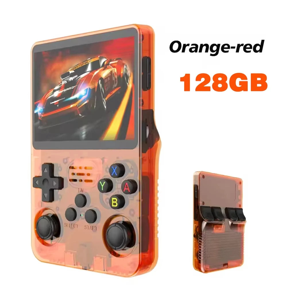 R36S Retro Handheld Video Game Console Linux System 3.5 Inch IPS Multiple Colors Are Available Screen Portable Player 64GB Games