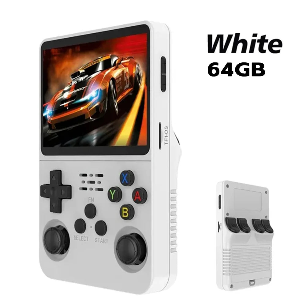 R36S Retro Handheld Video Game Console Linux System 3.5 Inch IPS Multiple Colors Are Available Screen Portable Player 64GB Games