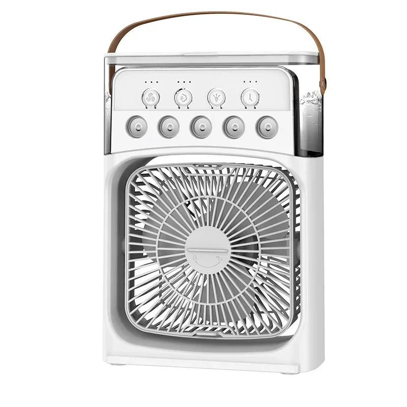 Portable 3 in 1 Mini Ac Air Cooler Fan for Home Products Conditioner Household Small Night LED Humidifier Lights Camping Room