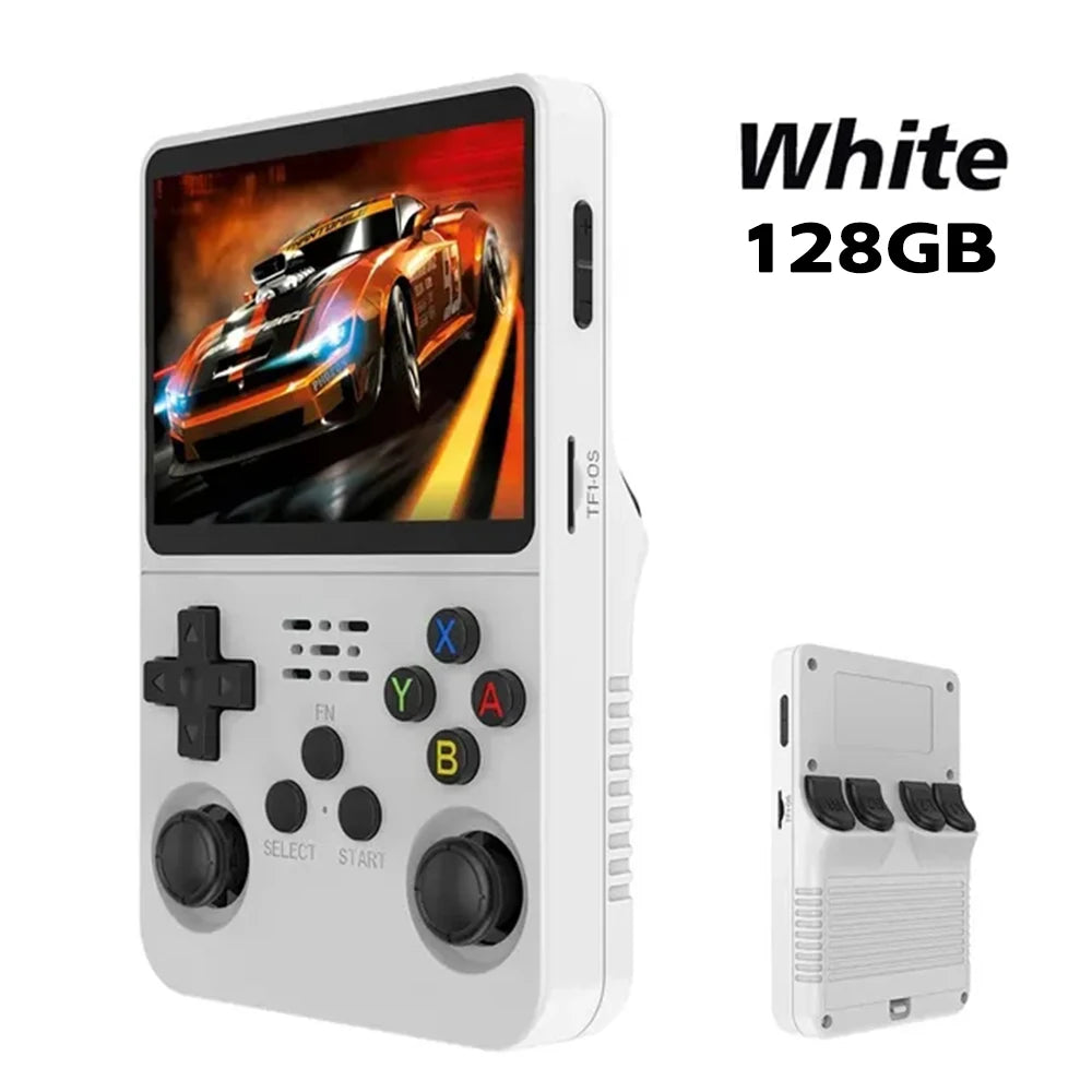 R36S Retro Handheld Video Game Console Linux System 3.5 Inch IPS Multiple Colors Are Available Screen Portable Player 64GB Games