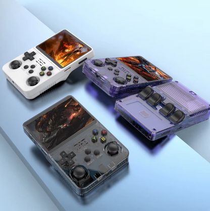 R36S Retro Game Console 20000 Games 3.5-Inch Linux Open-Source System Portable Handheld Game Console with 64G for Children Gifts